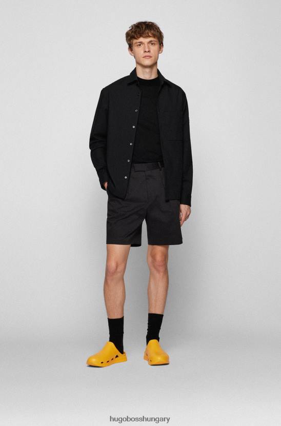 Hugo Boss gumírozott felbújós szandál hugo emed logóval 80P64867 sárga