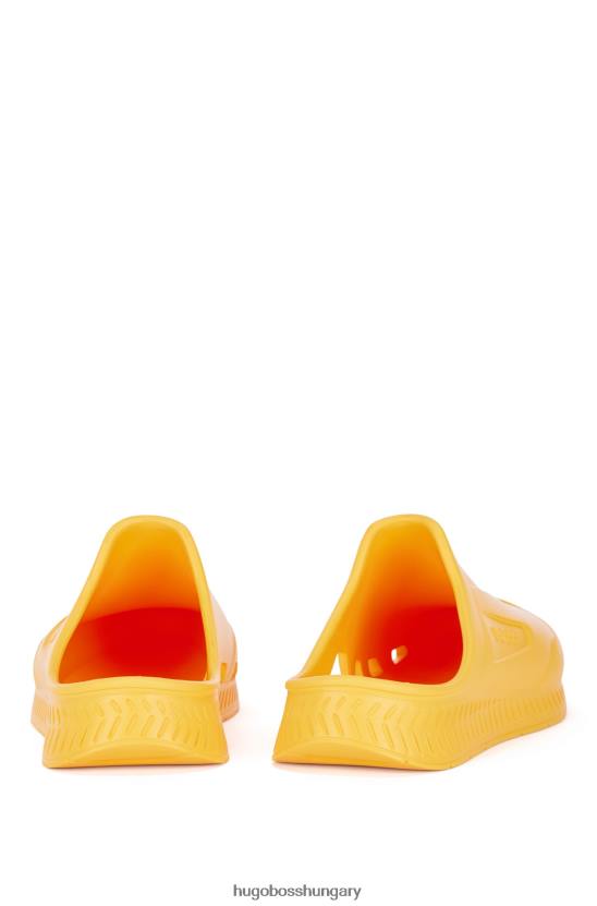 Hugo Boss gumírozott felbújós szandál hugo emed logóval 80P64867 sárga
