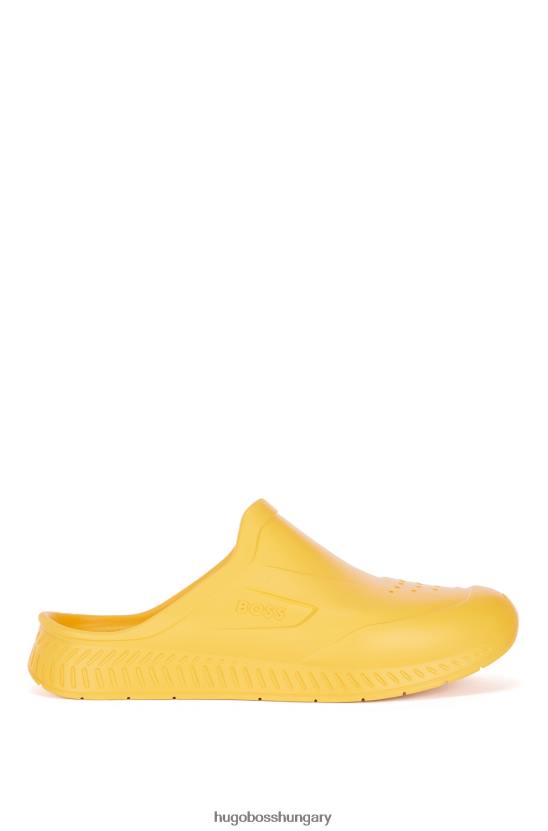 Hugo Boss gumírozott felbújós szandál hugo emed logóval 80P64867 sárga