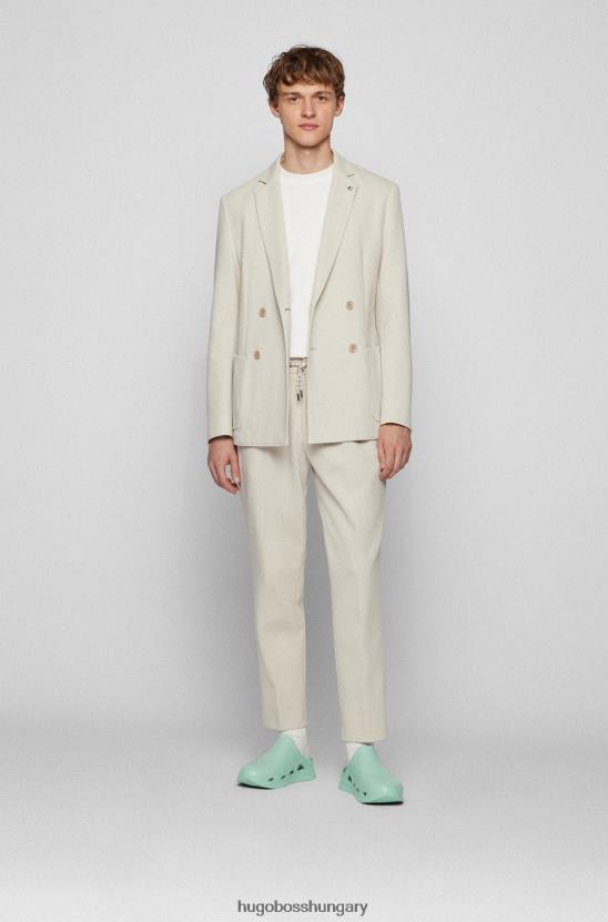 Hugo Boss gumírozott szandál emed logóval 80P64873 világos zöld