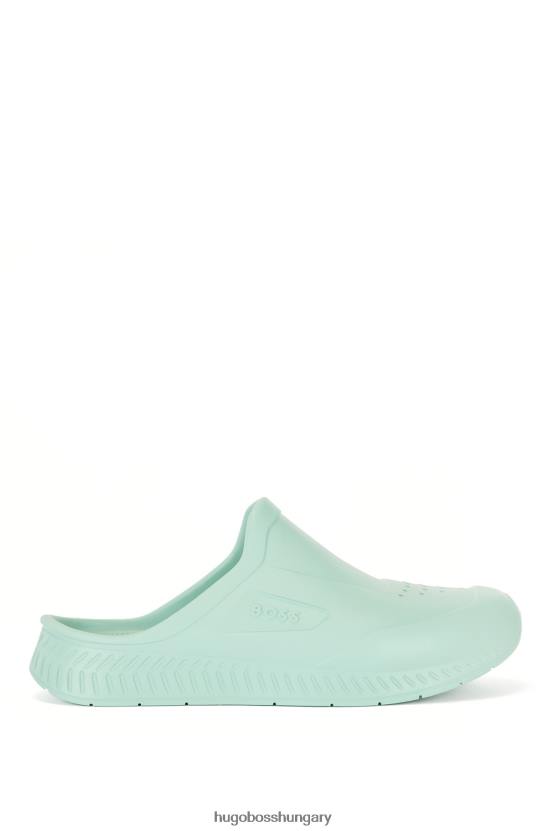 Hugo Boss gumírozott szandál emed logóval 80P64873 világos zöld