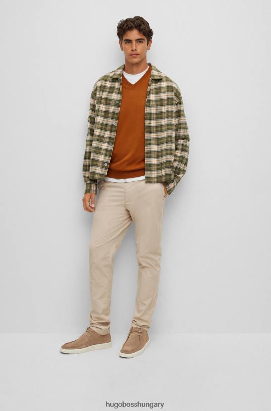 Hugo Boss hugo bézs velúr sivatagi csizma kötényorrral 80P64771 bézs