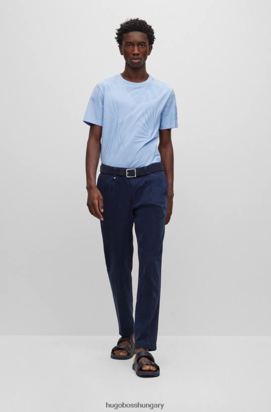 Hugo Boss ikerpántos szandál strukturált felsőrésszel sötétkék hugo 80P64964 sötétkék