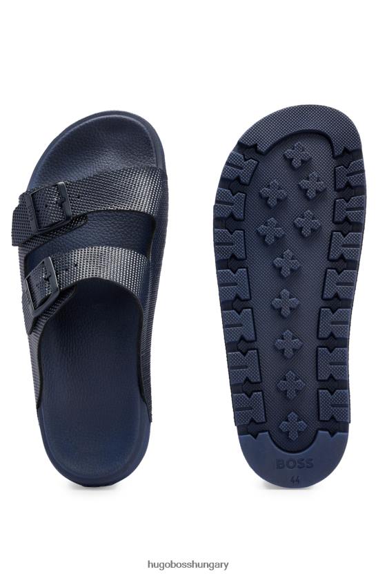 Hugo Boss ikerpántos szandál strukturált felsőrésszel sötétkék hugo 80P64964 sötétkék