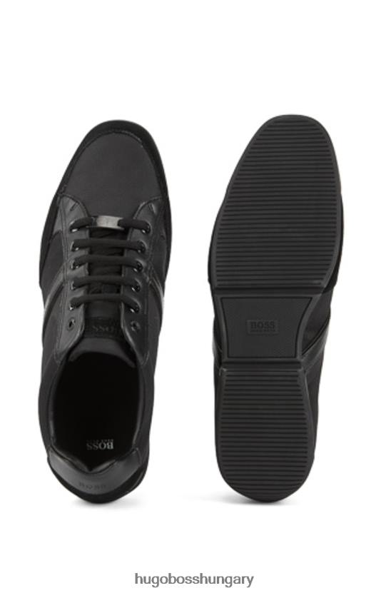 Hugo Boss cipő saturn 50407672 fekete 80P6690 fekete/szürke