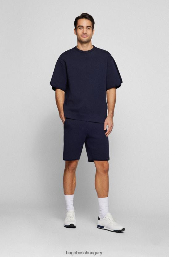 Hugo Boss fehér hugo logóval ellátott edzőcipő gumírozott díszítéssel 80P64770 fehér