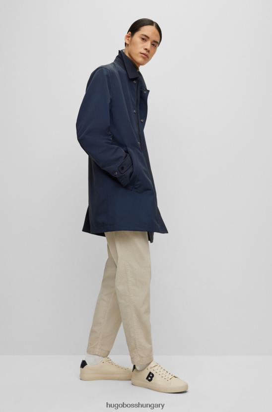 Hugo Boss hugo alacsony szárú edzőcipők kontrasztos „b” részlettel, világos bézs színben 80P64663 világos bézs