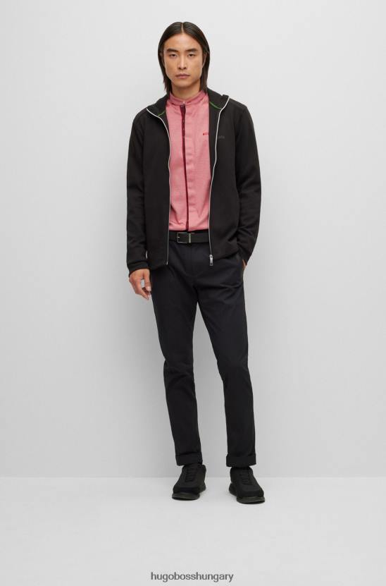 Hugo Boss hugo fekete bebújós tornacipő vegyes anyagokból 80P64753 fekete