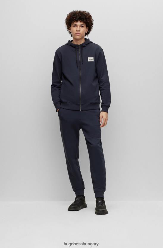 Hugo Boss hugo hálós felső tornacipő dekoratív fényvisszaverő részletekkel fekete 80P65032 fekete