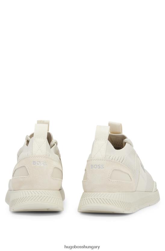 Hugo Boss hugo zoknis tornacipők repreve felsőrésszel fehér 80P64721 fehér