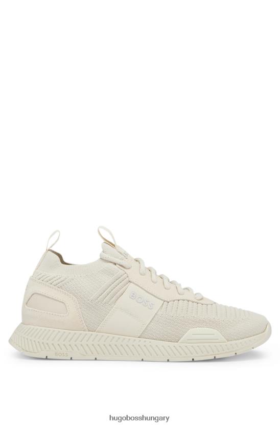 Hugo Boss hugo zoknis tornacipők repreve felsőrésszel fehér 80P64721 fehér