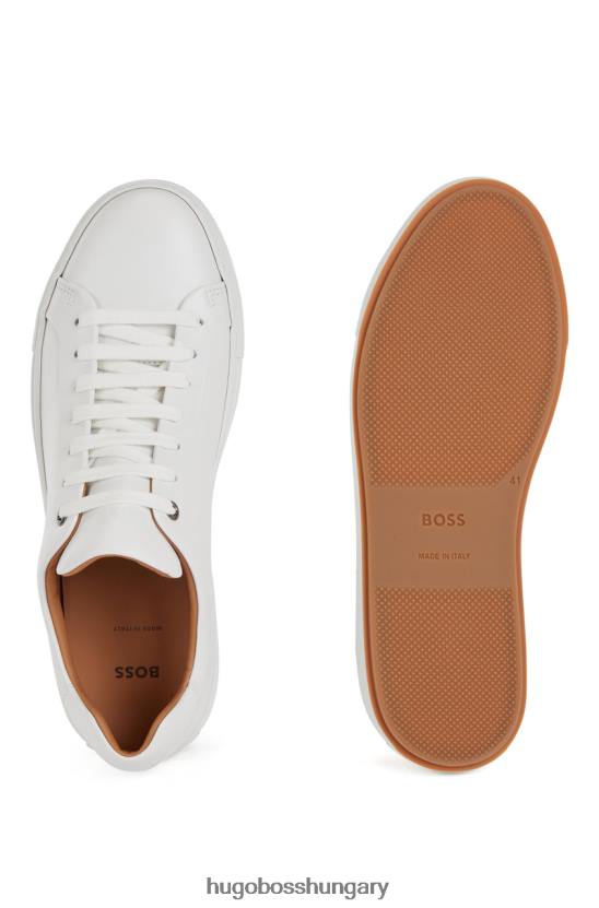 Hugo Boss tornacipő mirage 50472128 fehér 80P6670 fehér/sötétkény/fekete