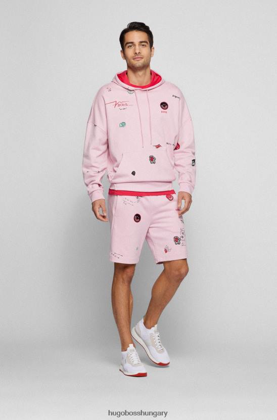 Hugo Boss zokni edzőcipő repreve felsőrésszel fehér hugo 80P64722 fehér