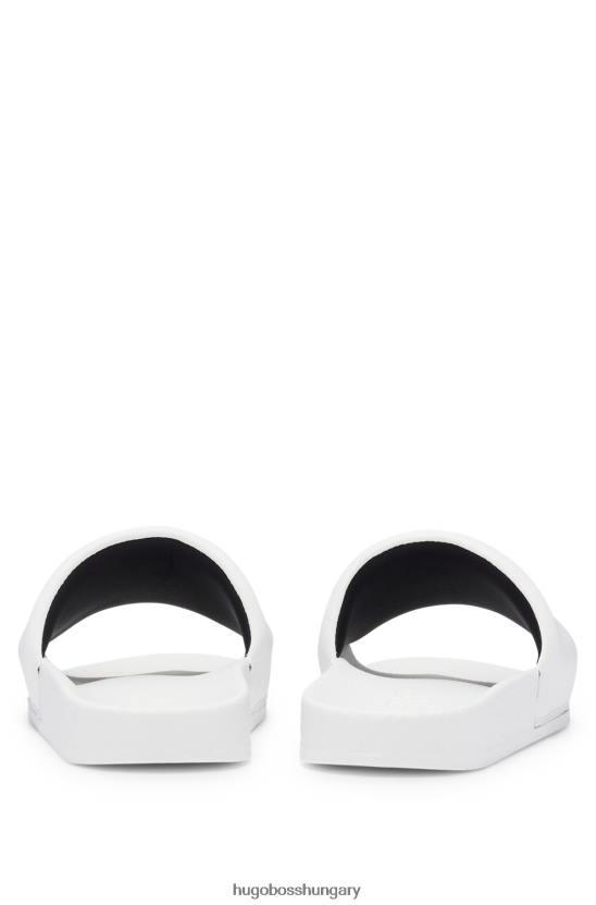 Hugo Boss fehér hugo olasz gyártmányú diák, hímzett logóval 80P65009 fehér