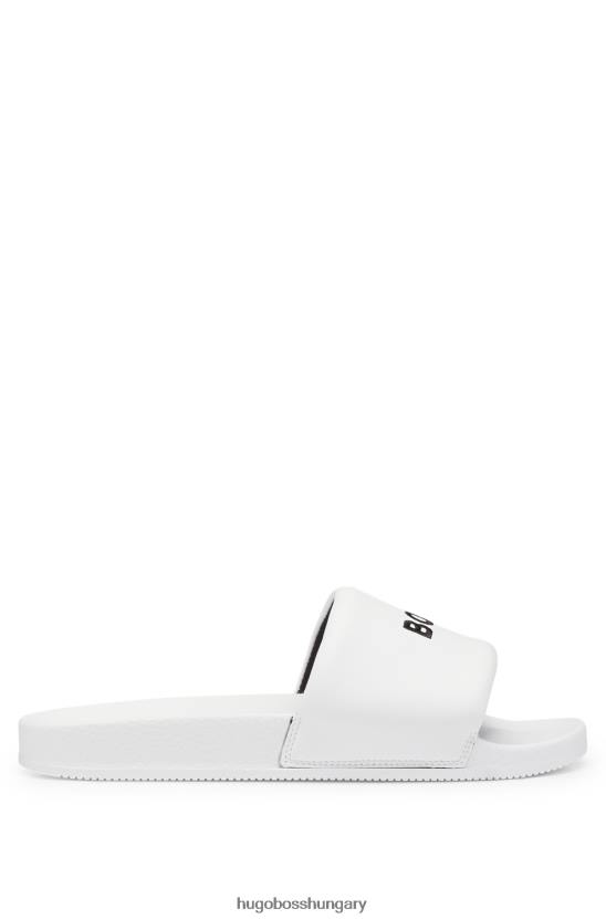 Hugo Boss fehér hugo olasz gyártmányú diák, hímzett logóval 80P65009 fehér