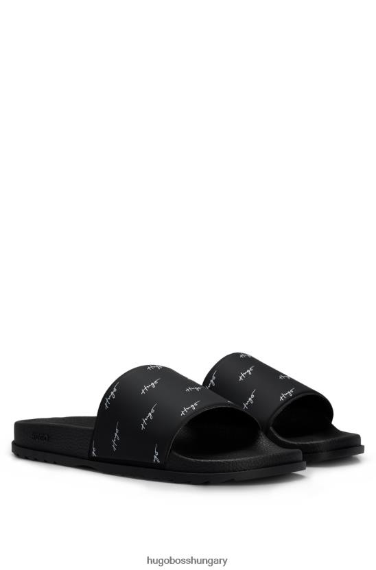 Hugo Boss hugo fekete diák, kézzel írt logókkal 80P64989 fekete