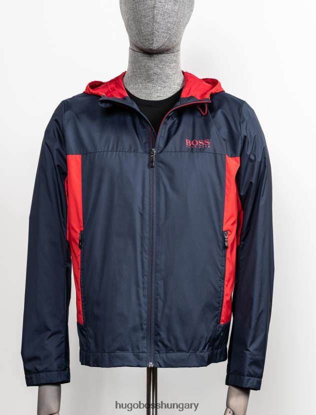 Hugo Boss alkalmi dzseki jeltech 50399323 navy 80P6396 sötétkék/piros/kék/szürke