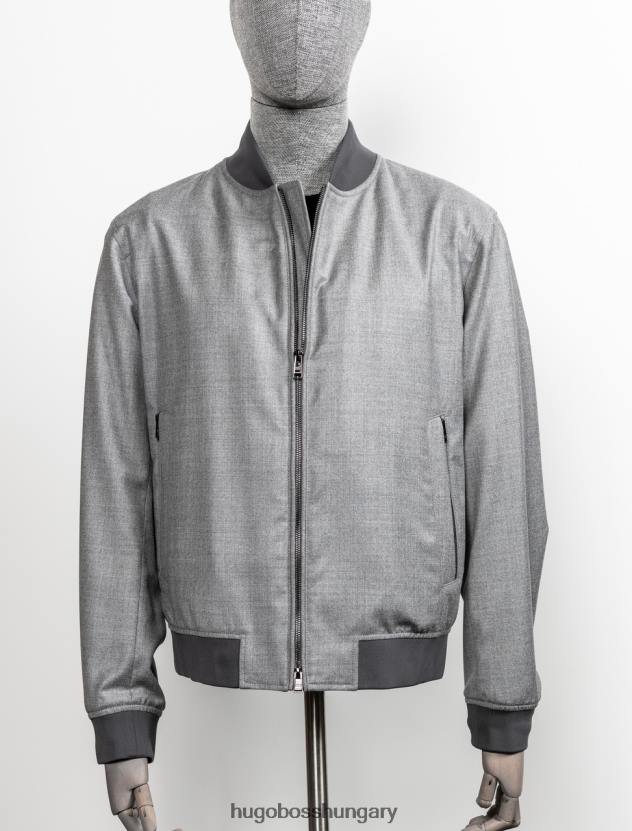 Hugo Boss alkalmi kabát cadus 50418482 szürke 80P6397 szürke