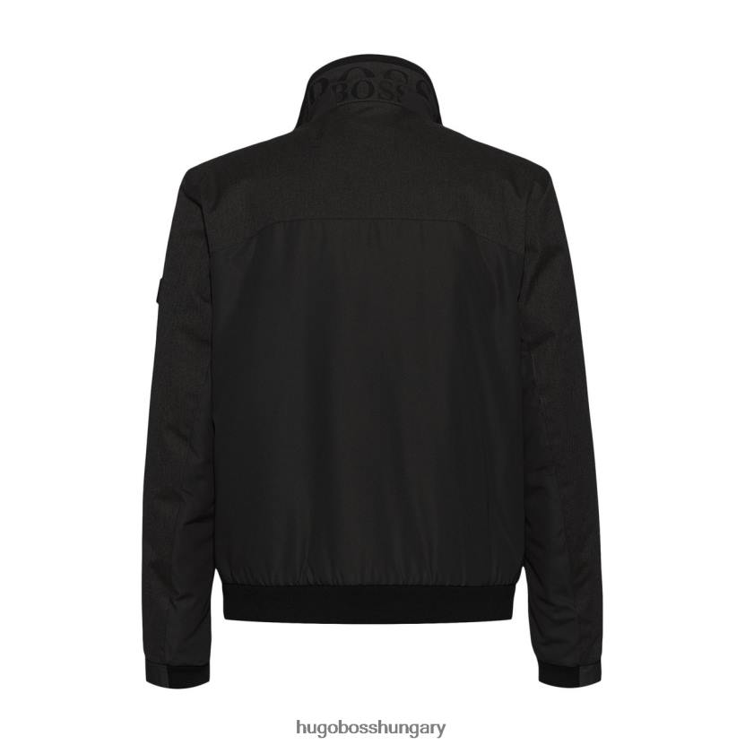 Hugo Boss alkalmi kabát j candido 50434362 fekete 80P6348 fekete