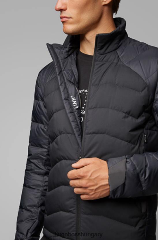 Hugo Boss alkalmi kabát j sarito 50418356 fekete 80P6410 fekete/kéke/ezüst