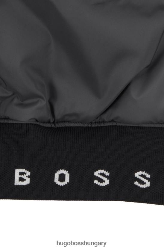 Hugo Boss alkalmi kabát jadon fekete 80P6440 fekete/szürke