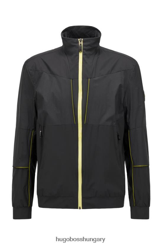 Hugo Boss cipzáras kabát j amerigo aj 50467938 fekete 80P638 fekete