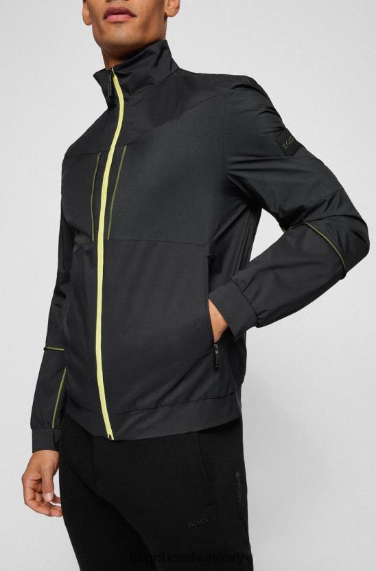 Hugo Boss cipzáras kabát j amerigo aj 50467938 fekete 80P638 fekete