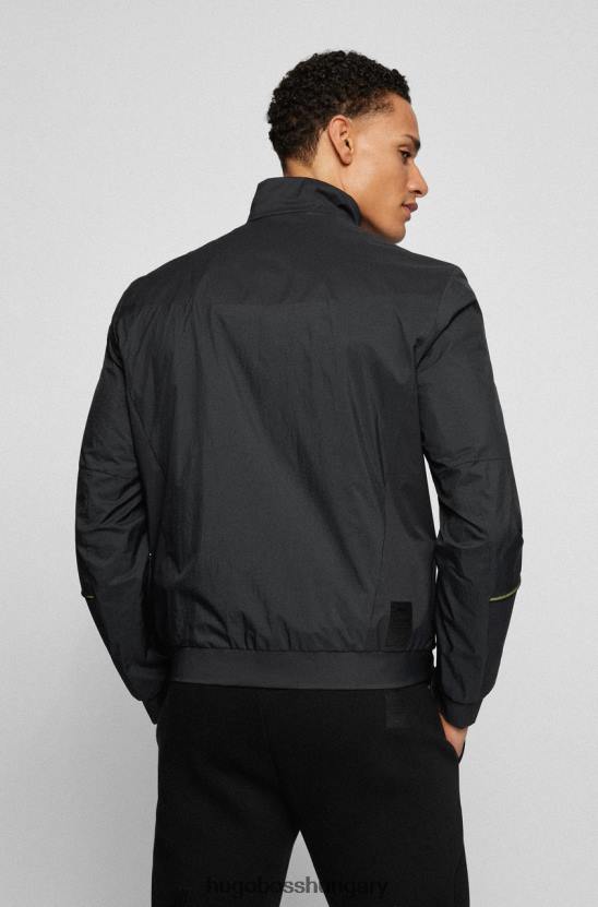 Hugo Boss cipzáras kabát j amerigo aj 50467938 fekete 80P638 fekete