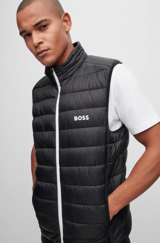 Hugo Boss fekete hugo vízlepergető mellkas logós részletekkel 80P61885 fekete