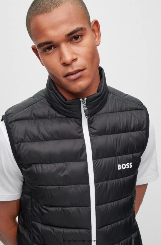 Hugo Boss fekete hugo vízlepergető mellkas logós részletekkel 80P61885 fekete