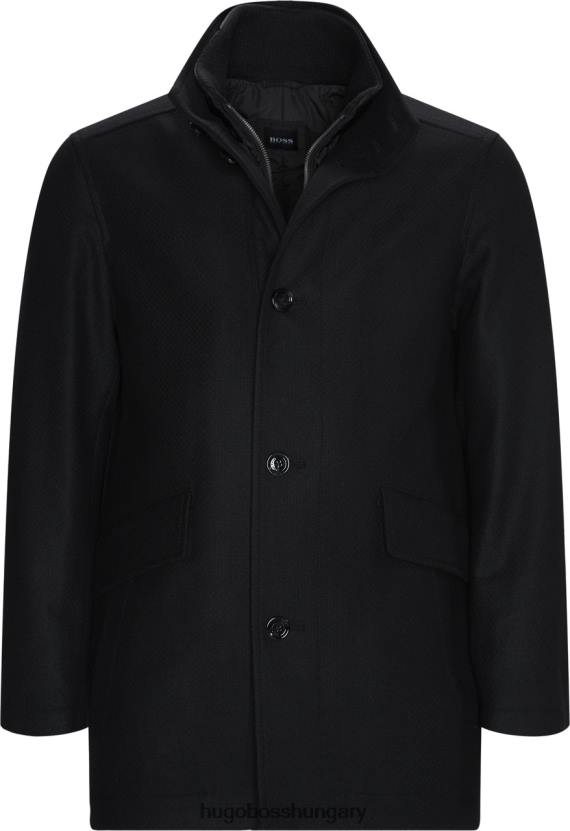 Hugo Boss felsőkabát coxtan 50415194 fekete 80P6154 fekete/szürke