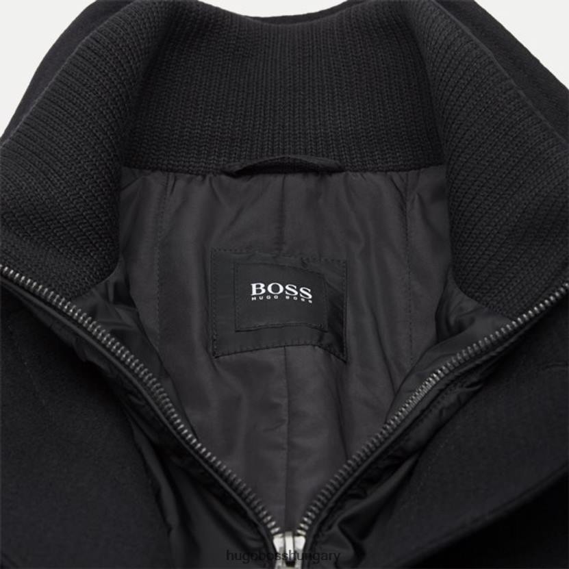Hugo Boss felsőkabát coxtan 50415194 fekete 80P6154 fekete/szürke