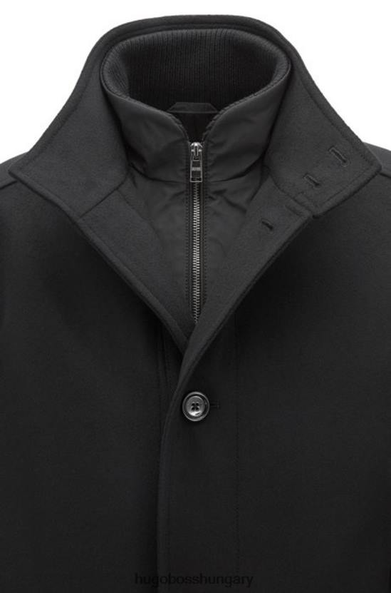 Hugo Boss kabát coxtan6 - 50389311 fekete 80P6425 fekete/szén