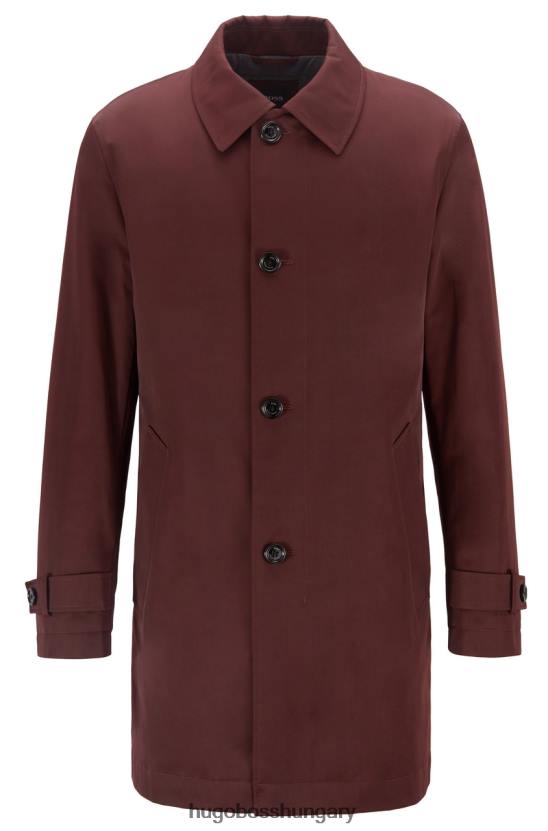 Hugo Boss kabát dain 50413554** fekete 80P6307 fekete/sötétvörös