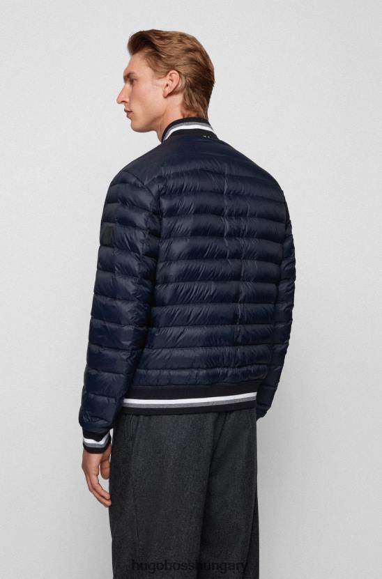 Hugo Boss kabát danno 50454440 navy 80P6173 haditengerészet