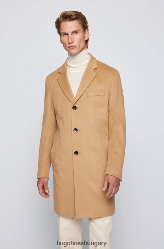 Hugo Boss kabát h-hyde 50459022 navy 80P6175 sötétkék/fekete/teve