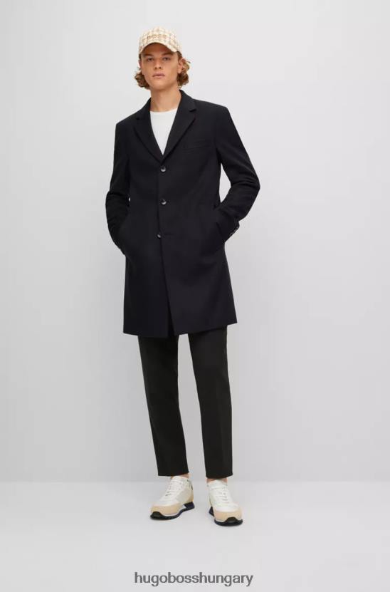 Hugo Boss kabát h-hyde 50479756 sötétkék 80P618 sötétkék