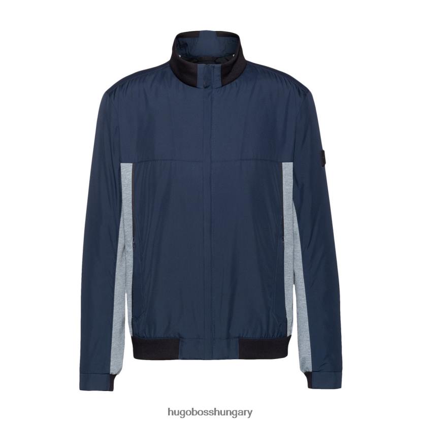 Hugo Boss kabát - j-marconi - 50417125 navy 80P6380 haditengerészet