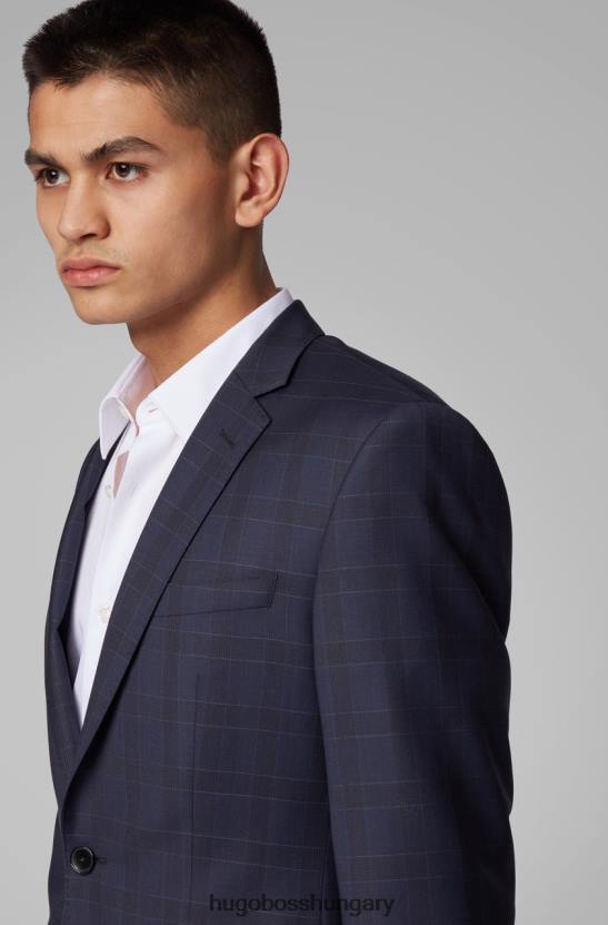 Hugo Boss öltöny dzseki hatalmas6 50411976 navy 80P6357 haditengerészet