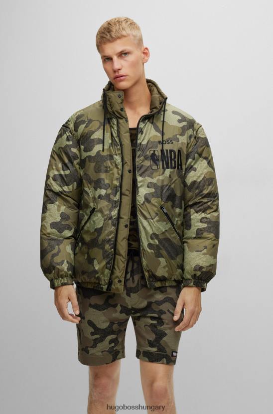 Hugo Boss & nba megfordítható pufferkabát, túlméretezett szabásban 80P61861 nba általános