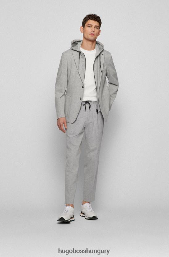 Hugo Boss sportkabát c-hanry-hood 50468868 ezüst 80P649 ezüst