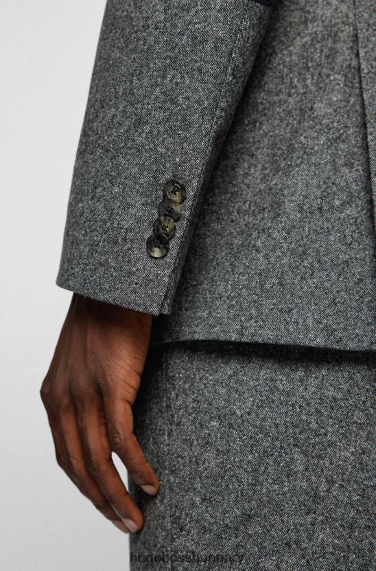 Hugo Boss sportkabát h-hutson 50460331 szürke 80P6166 szürke/tengerszín