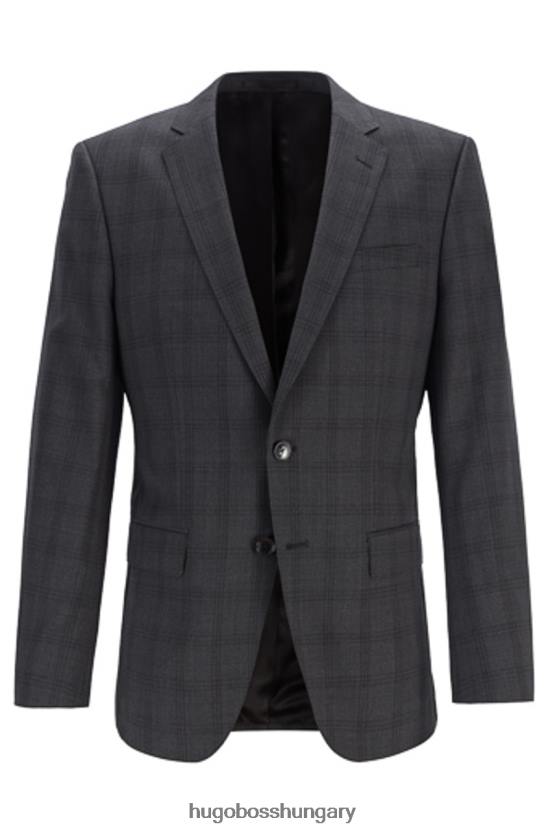 Hugo Boss sportkabát hatalmas6 50417614 szén 80P6412 faszén