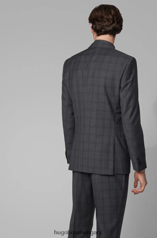 Hugo Boss sportkabát hatalmas6 50417614 szén 80P6412 faszén