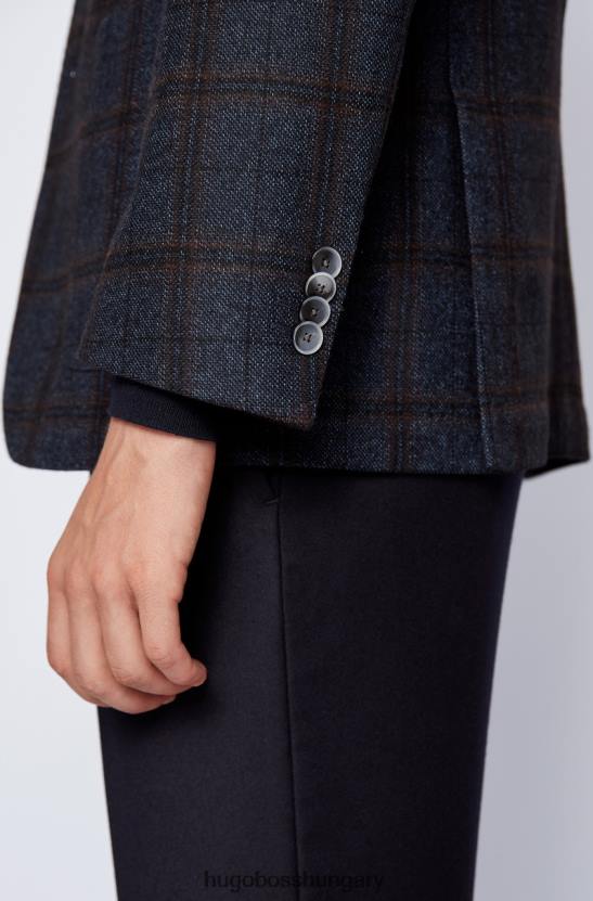 Hugo Boss sportkabát széna 50438688 sötétkék 80P6334 sötétkék