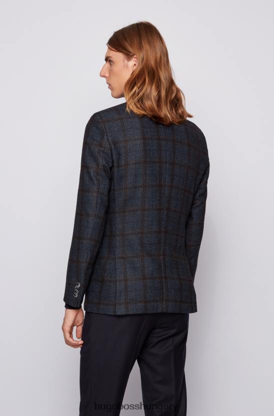 Hugo Boss sportkabát széna 50438688 sötétkék 80P6334 sötétkék