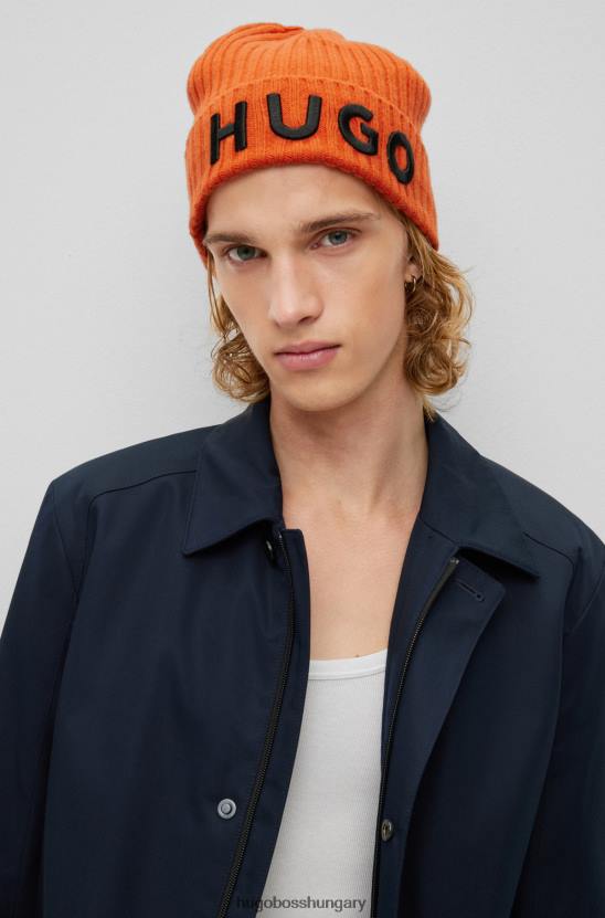 Hugo Boss vékony szabású párnázott kabát vízlepergető bevonattal hugo sötétkék 80P61718 sötétkék