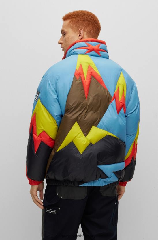 Hugo Boss x phipps vízlepergető cipzáras kabát 80P64193 kék