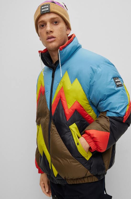 Hugo Boss x phipps vízlepergető cipzáras kabát 80P64193 kék