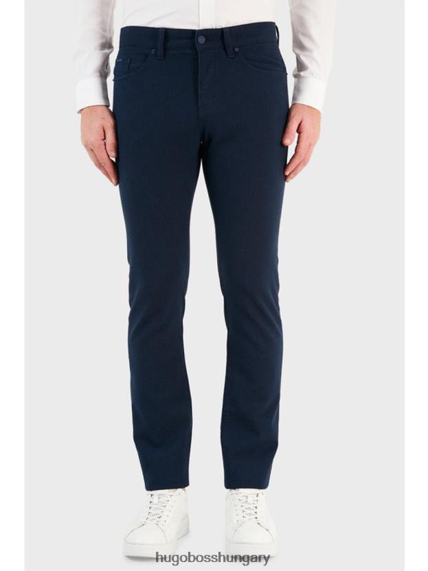 Hugo Boss 5 zsebes delaware 50458270 olíva 80P6183 olíva/sötétkék/szürke